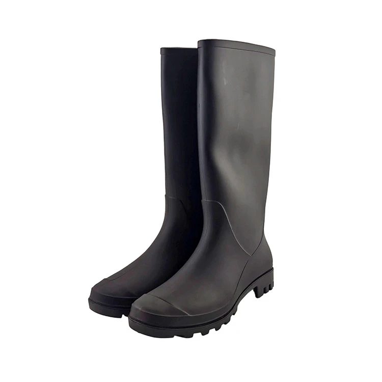 High-top Matte Finish Non-slip Knee-high Boots